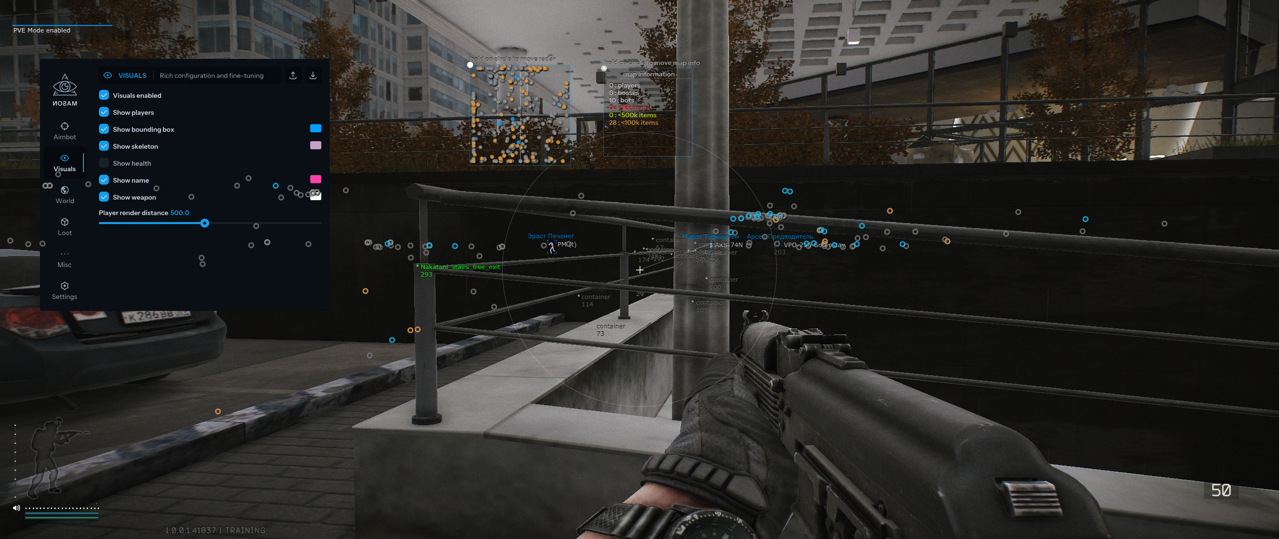 Mason EFT - Loot ESP