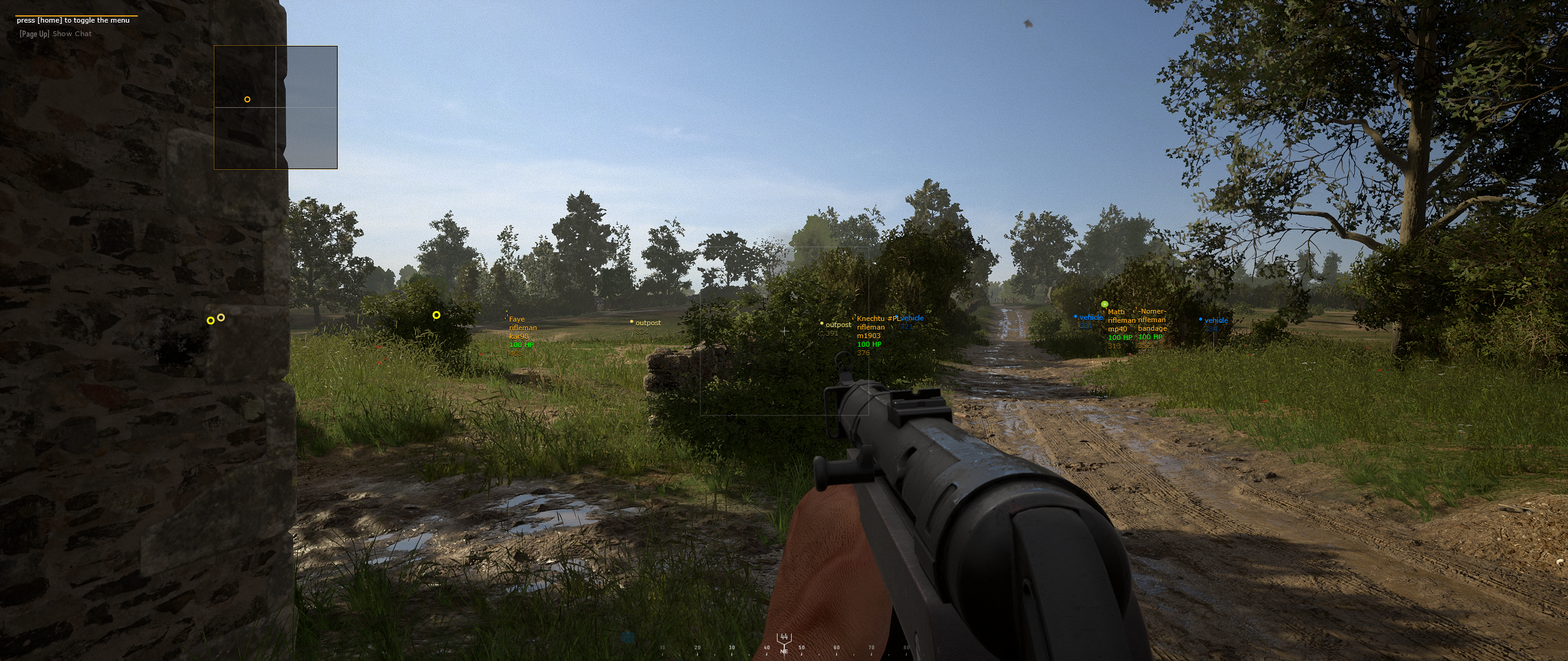 Mason Hell Let Loose - ESP визуализация игроков и техники