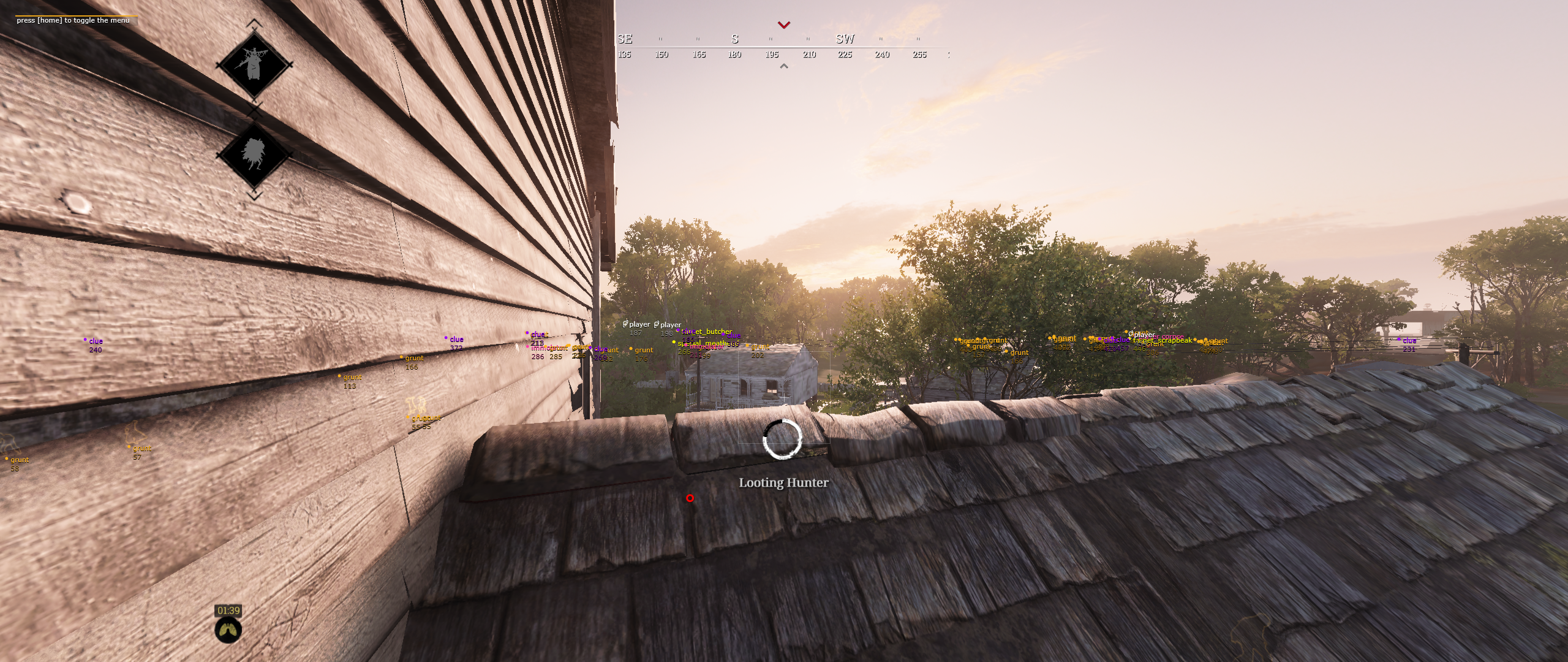 Mason Hunt: Showdown - ESP визуализация игроков и мобов