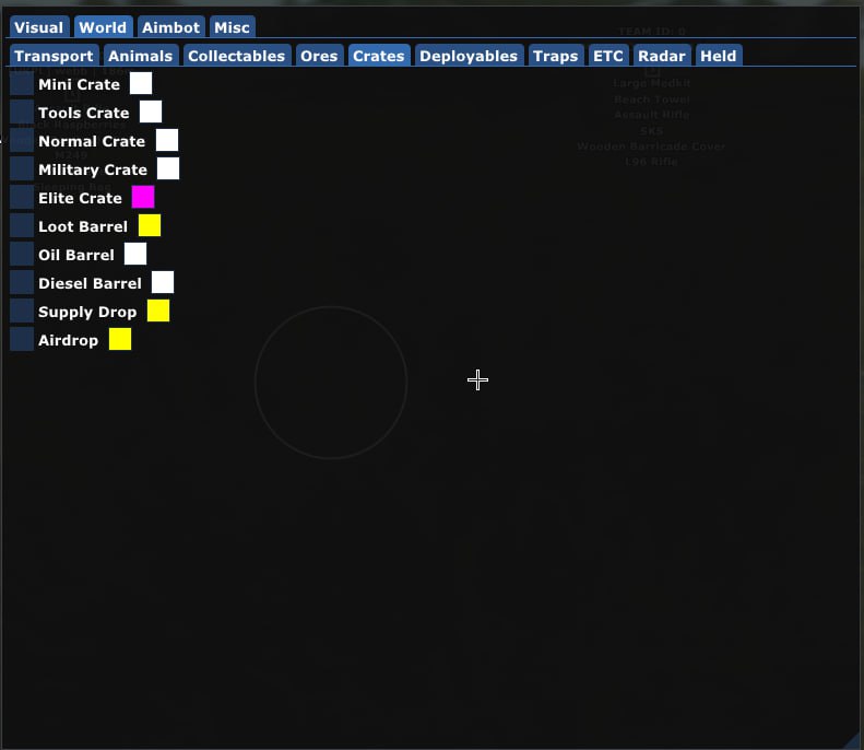 Mason RUST AXE RAGE - ESP визуализация