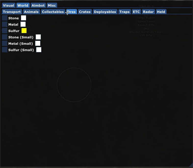 Mason RUST AXE RAGE - Настройки ESP