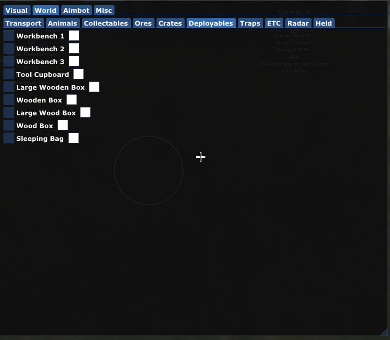 Mason RUST AXE RAGE - Скриншот интерфейса чита