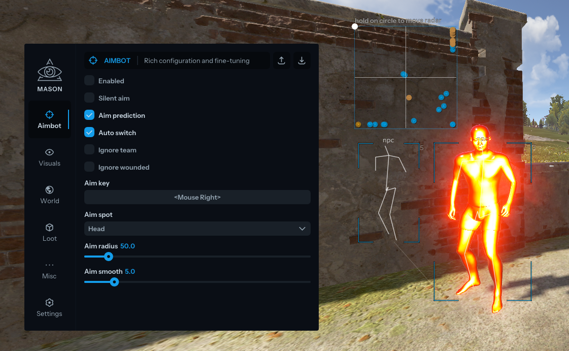 Mason RUST Full - Дополнительные функции